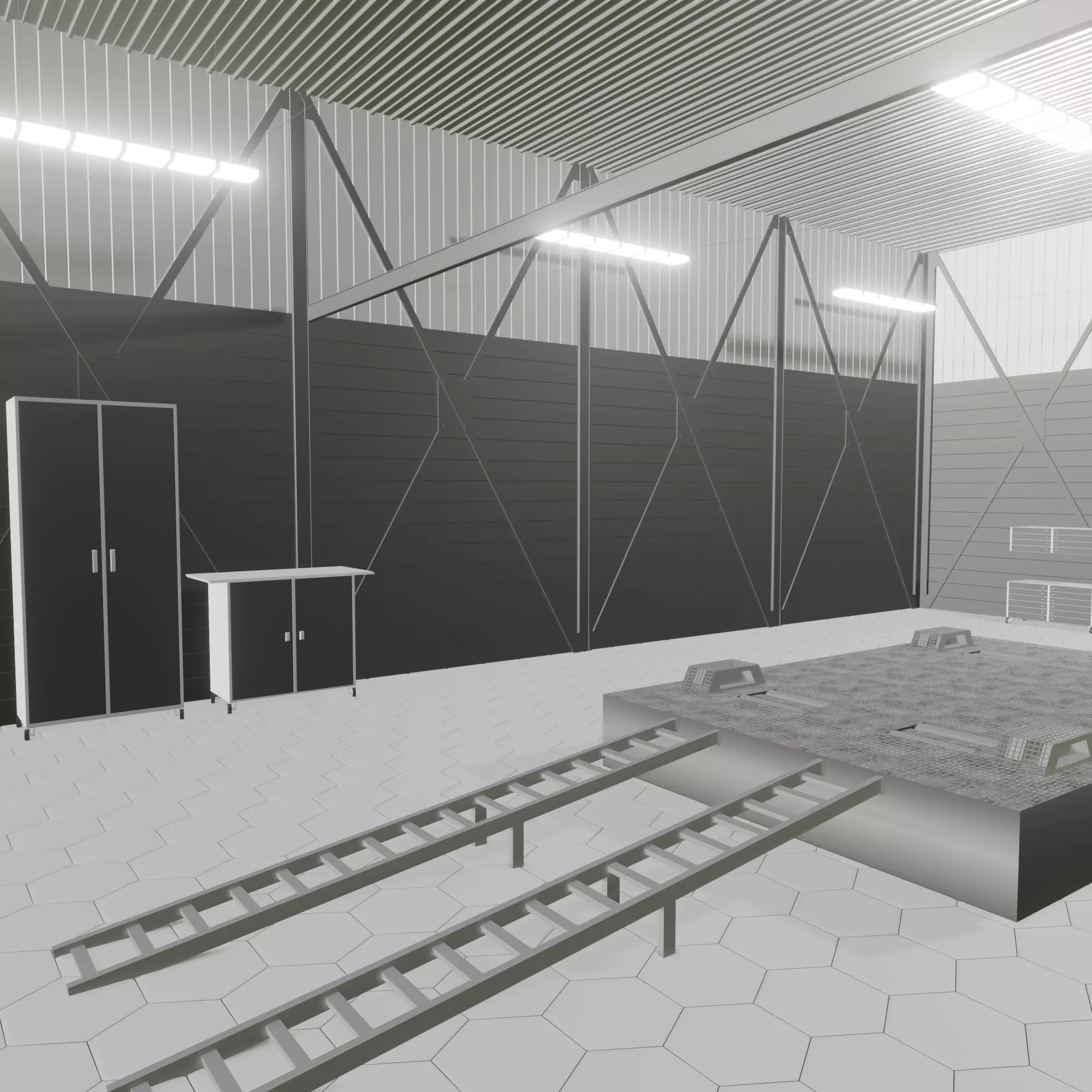 Tuning Car Service 3D model_0