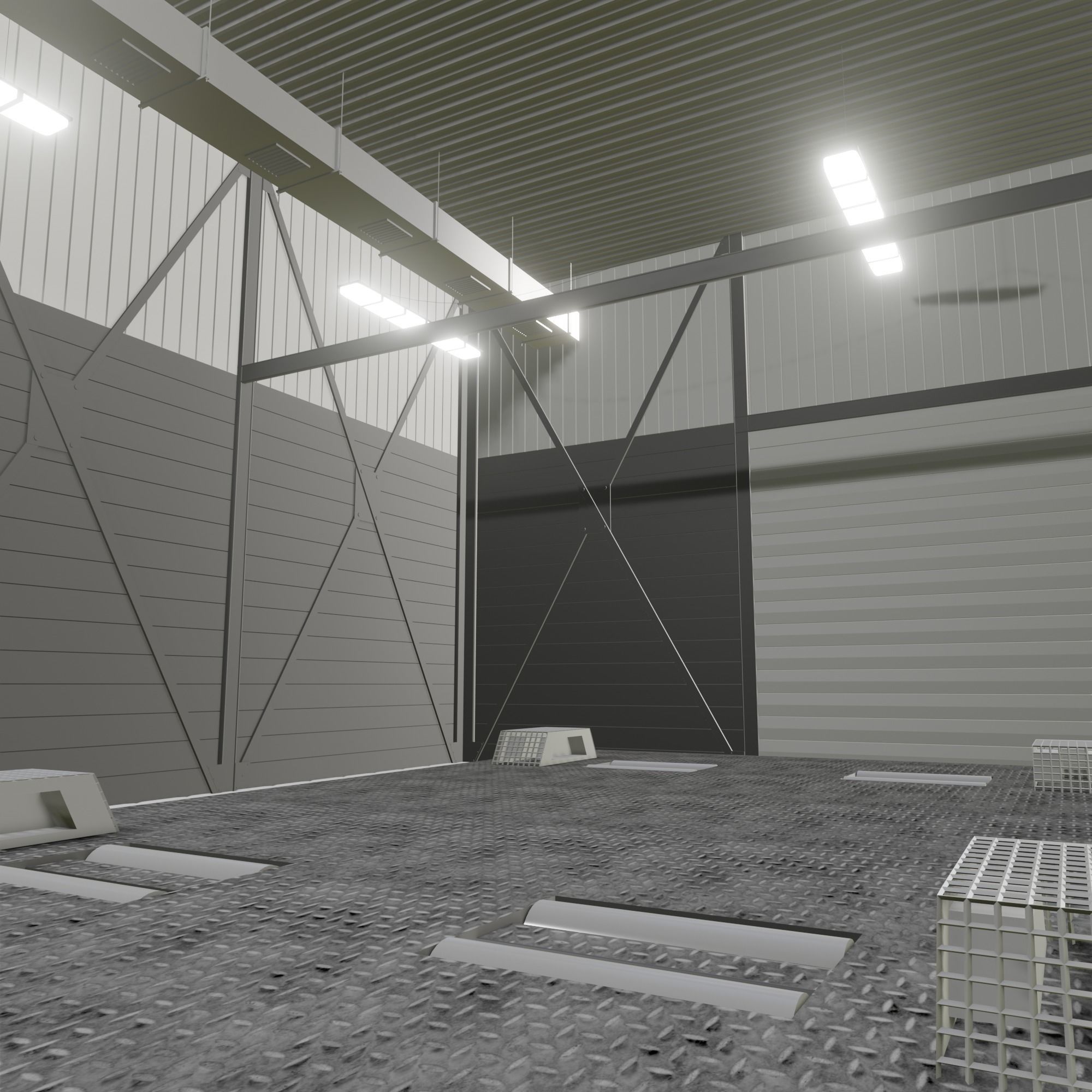 Tuning Car Service 3D model_5