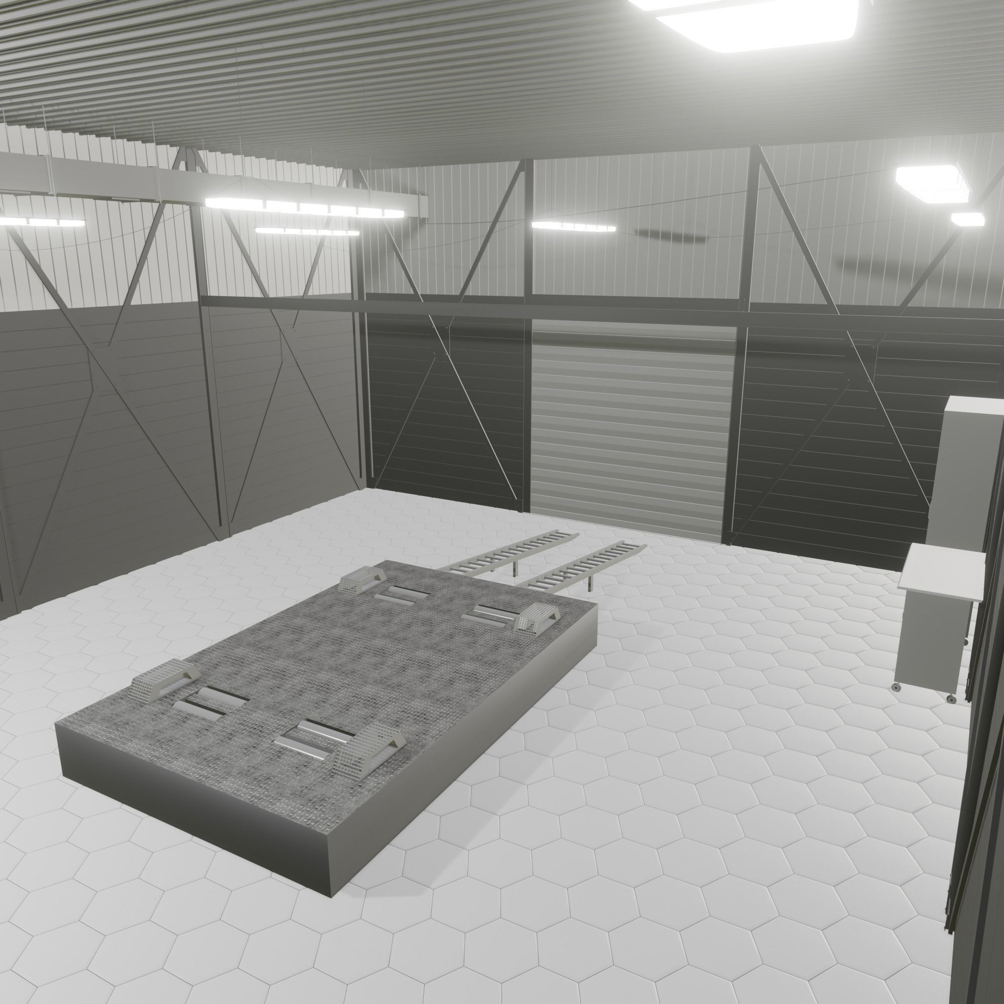 Tuning Car Service 3D model_1