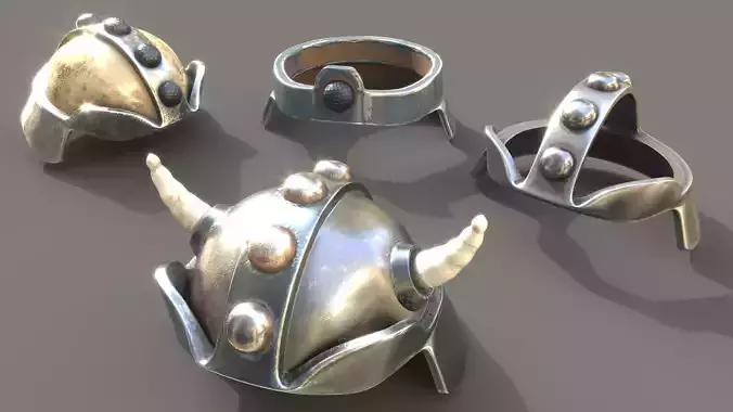 Dwarf helmets from the Battle of Norora