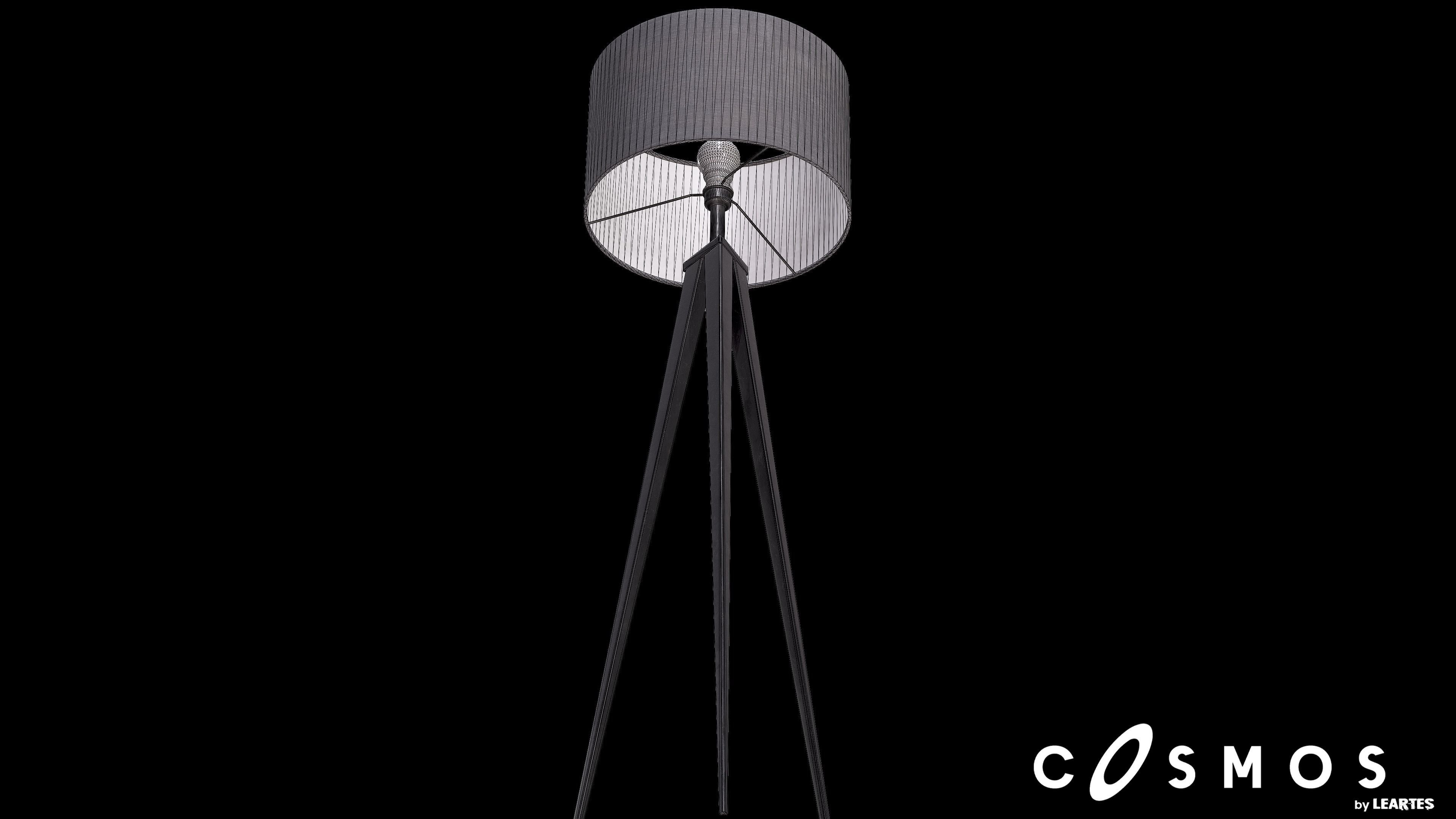 Standing Light Low-poly 3D model_4