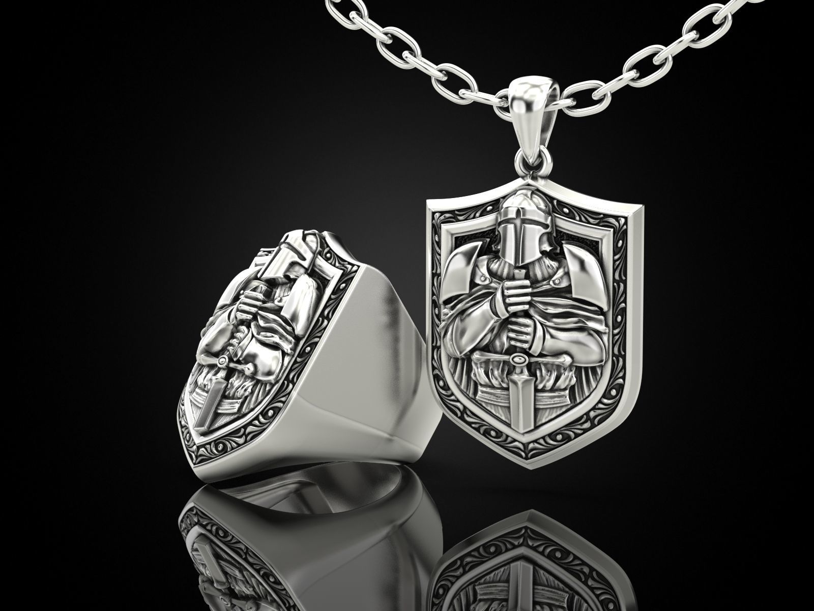 Collection Knight Ring and Pendant _2