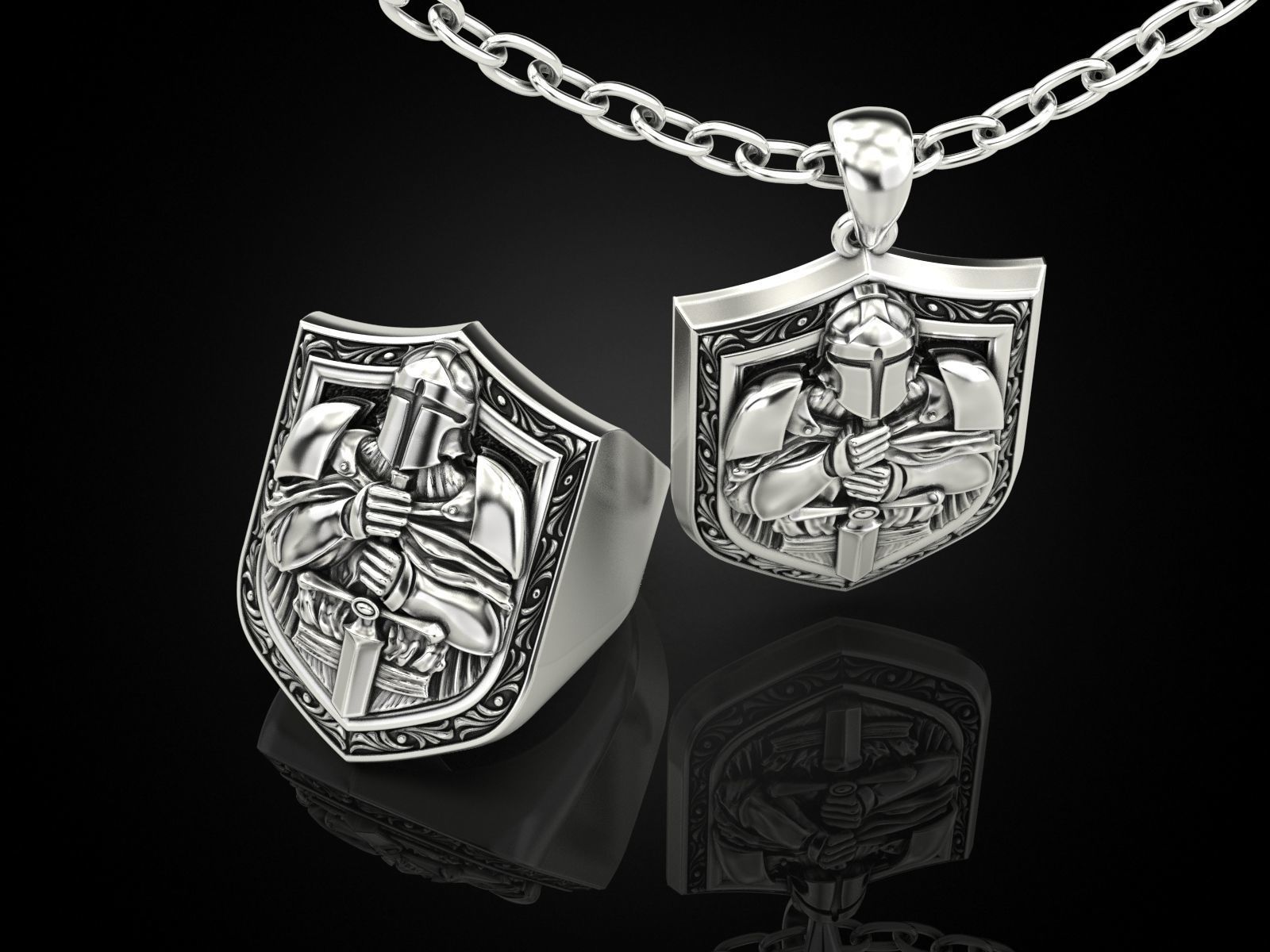 Collection Knight Ring and Pendant _3