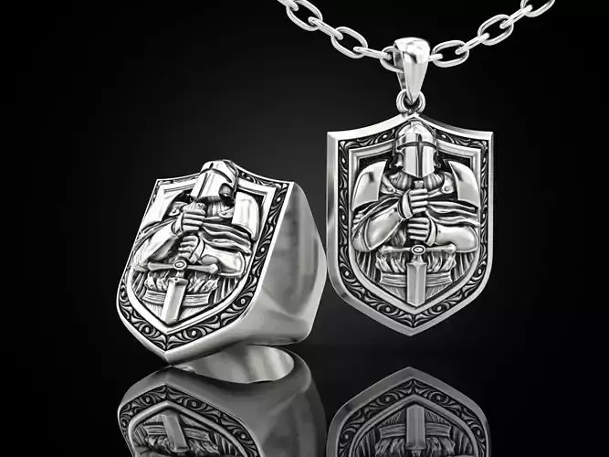 Collection Knight Ring and Pendant 