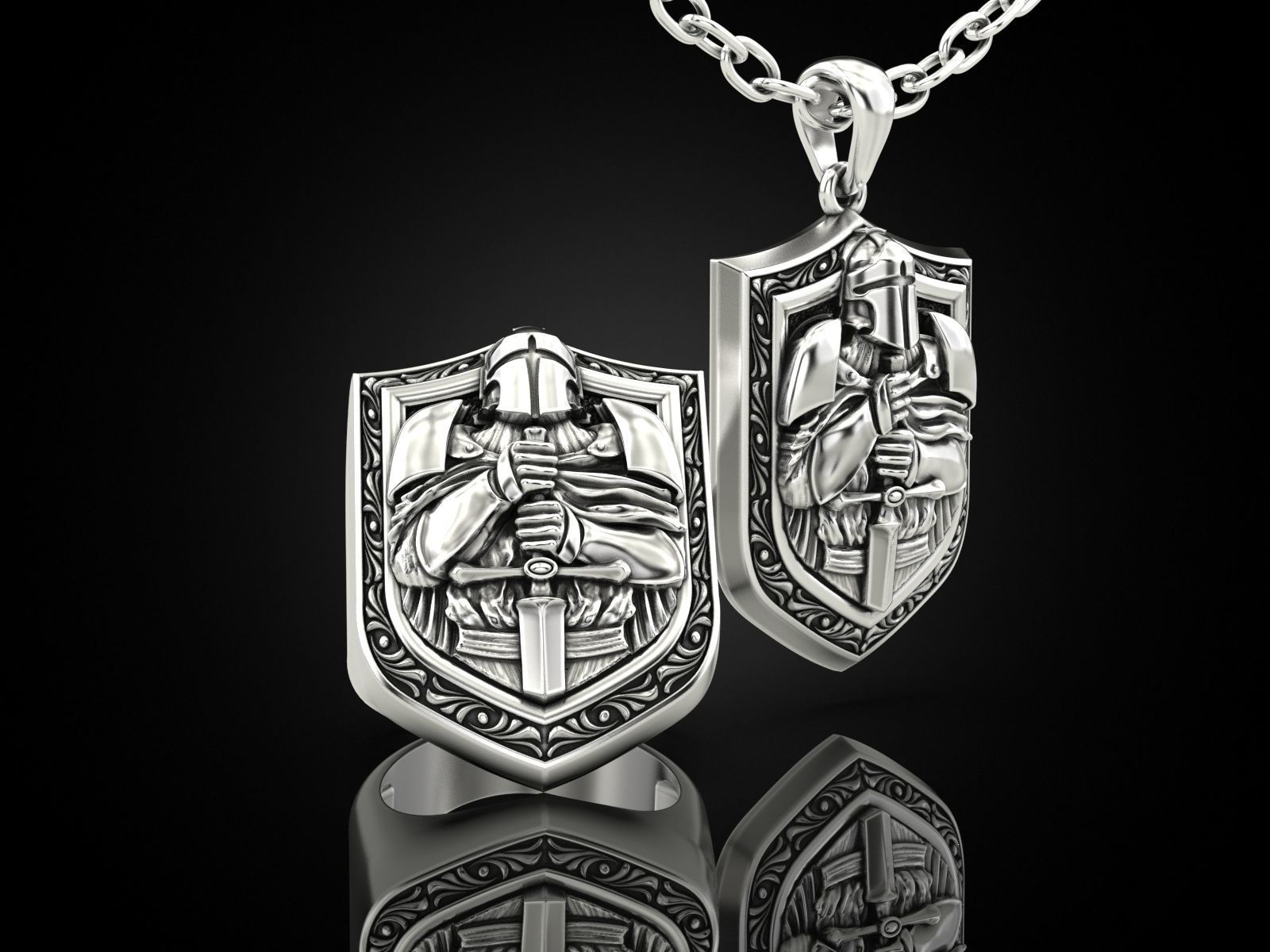 Collection Knight Ring and Pendant _1