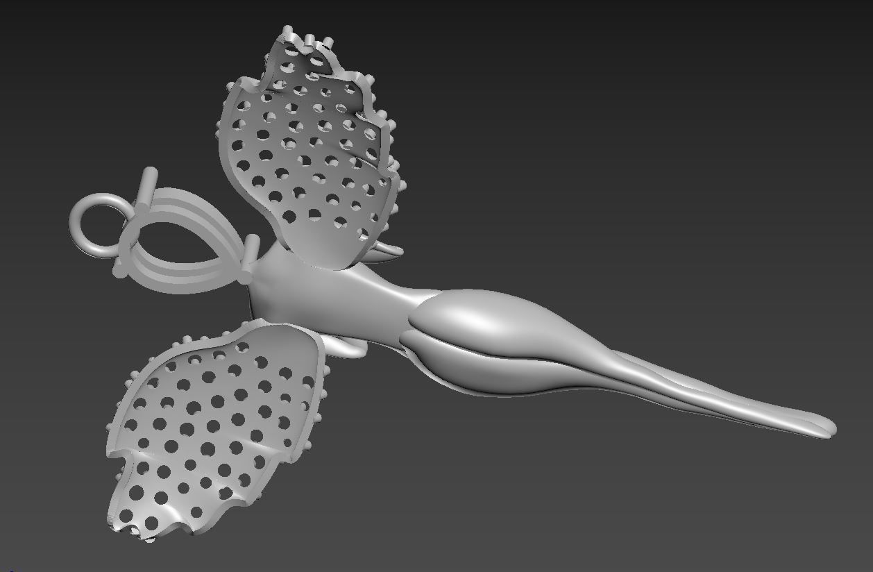 Angel Pendant P 022 3D print model_8