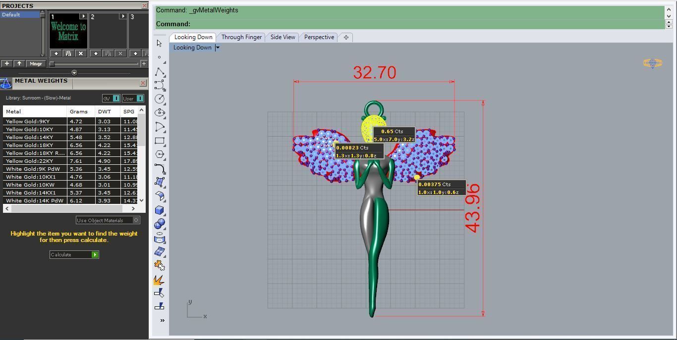 Angel Pendant P 022 3D print model_4