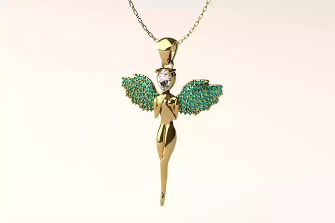 Angel Pendant P 022