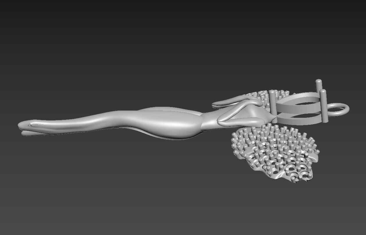 Angel Pendant P 022 3D print model_7