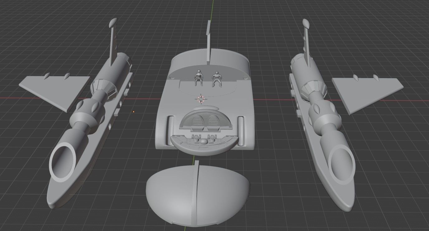 Kotetsu Jeeg - Big Shooter 3D print model_2