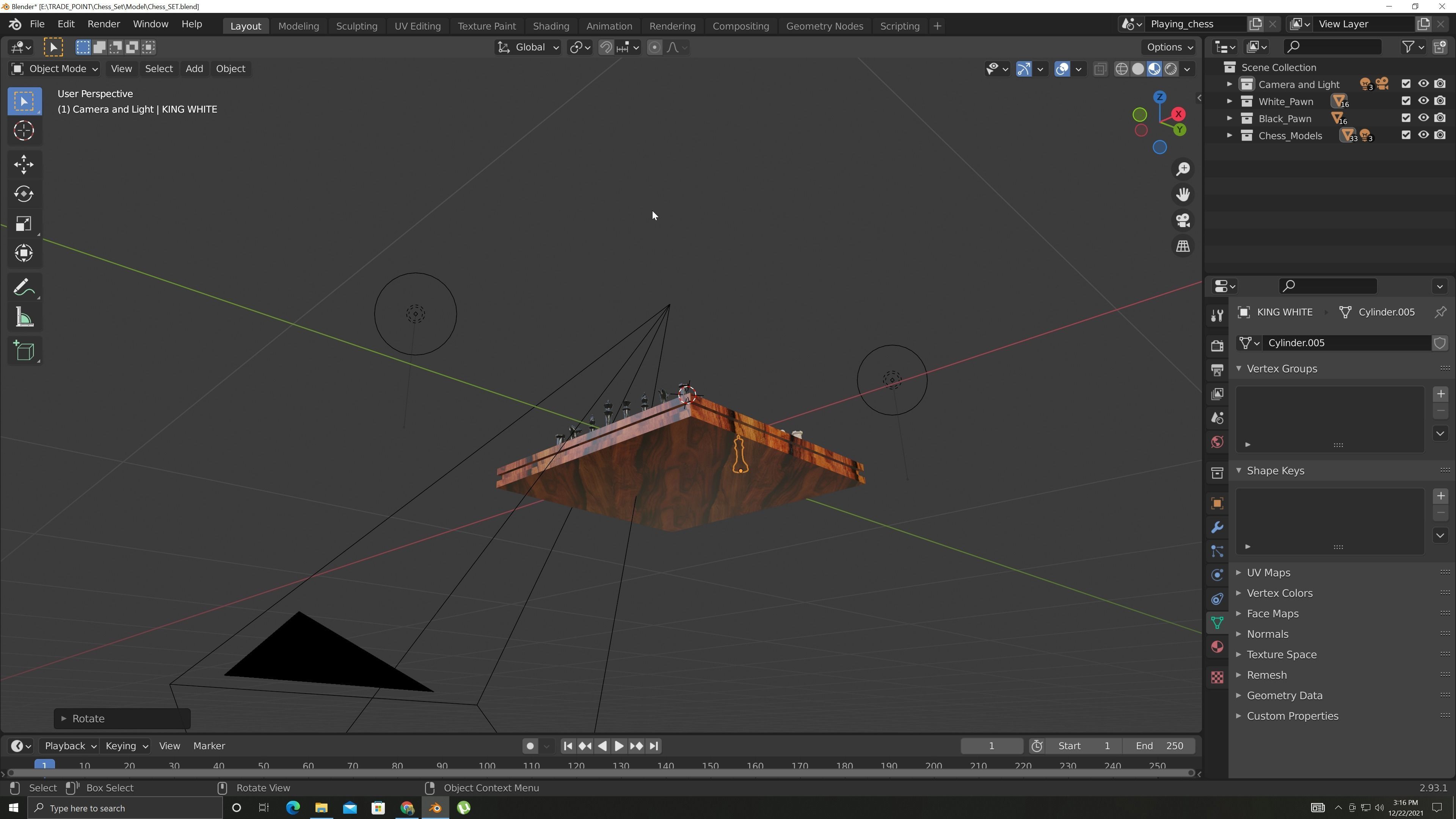 CHESS-SET vase 3D model_31