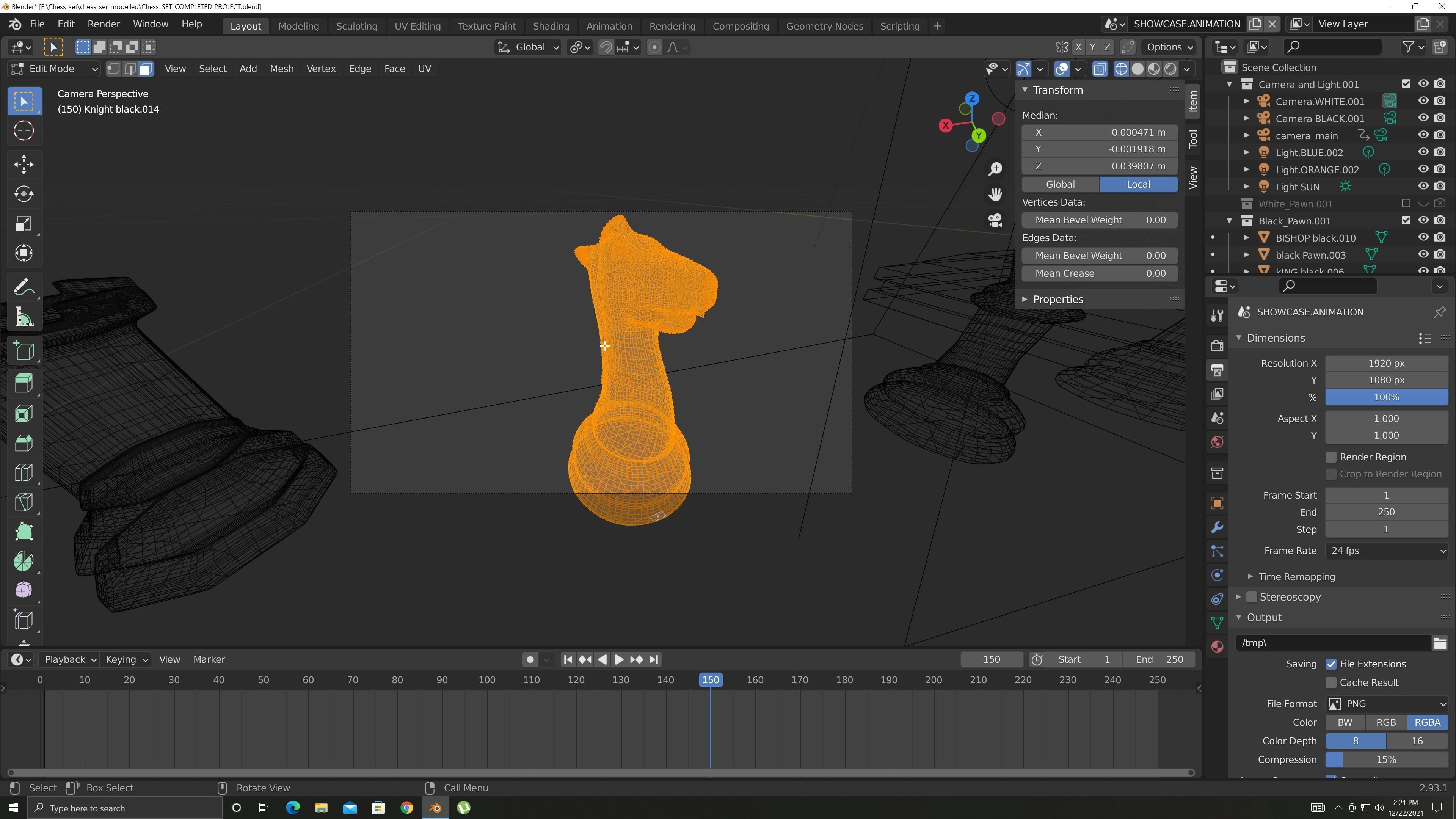 CHESS-SET vase 3D model_24