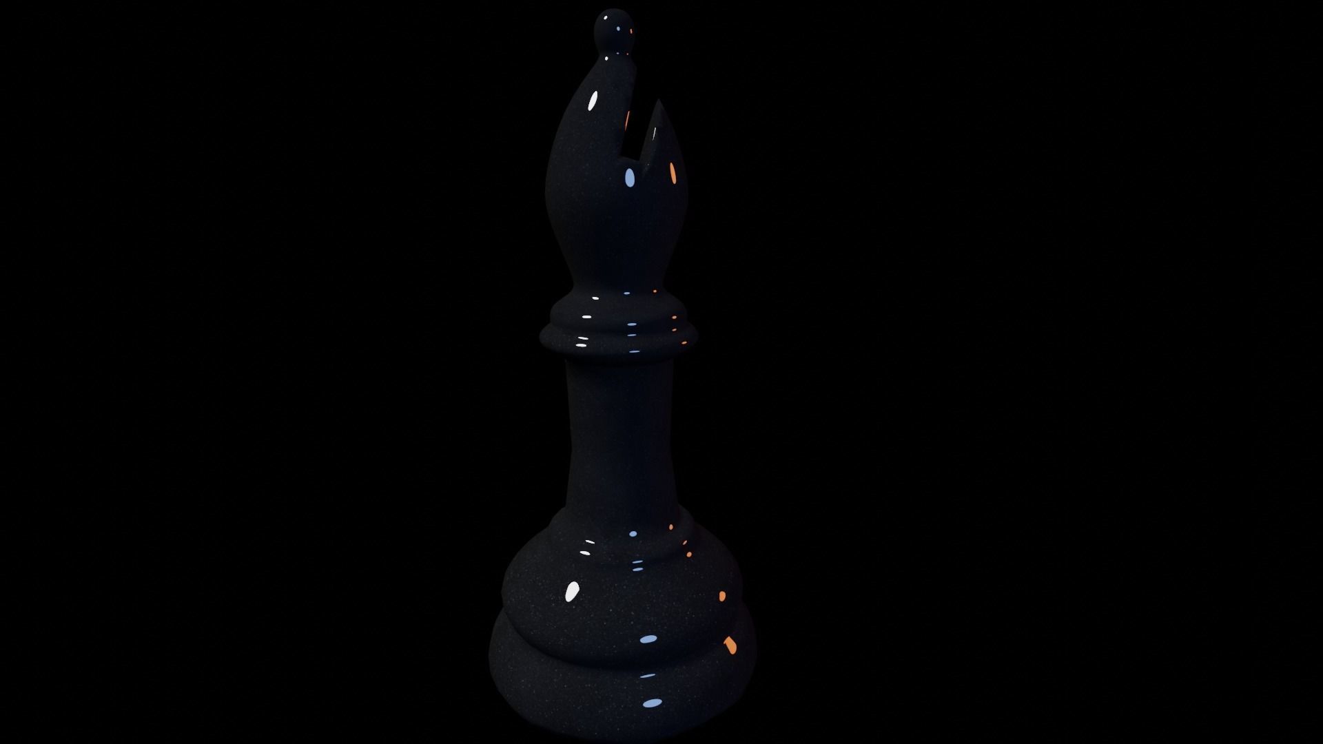 CHESS-SET vase 3D model_2