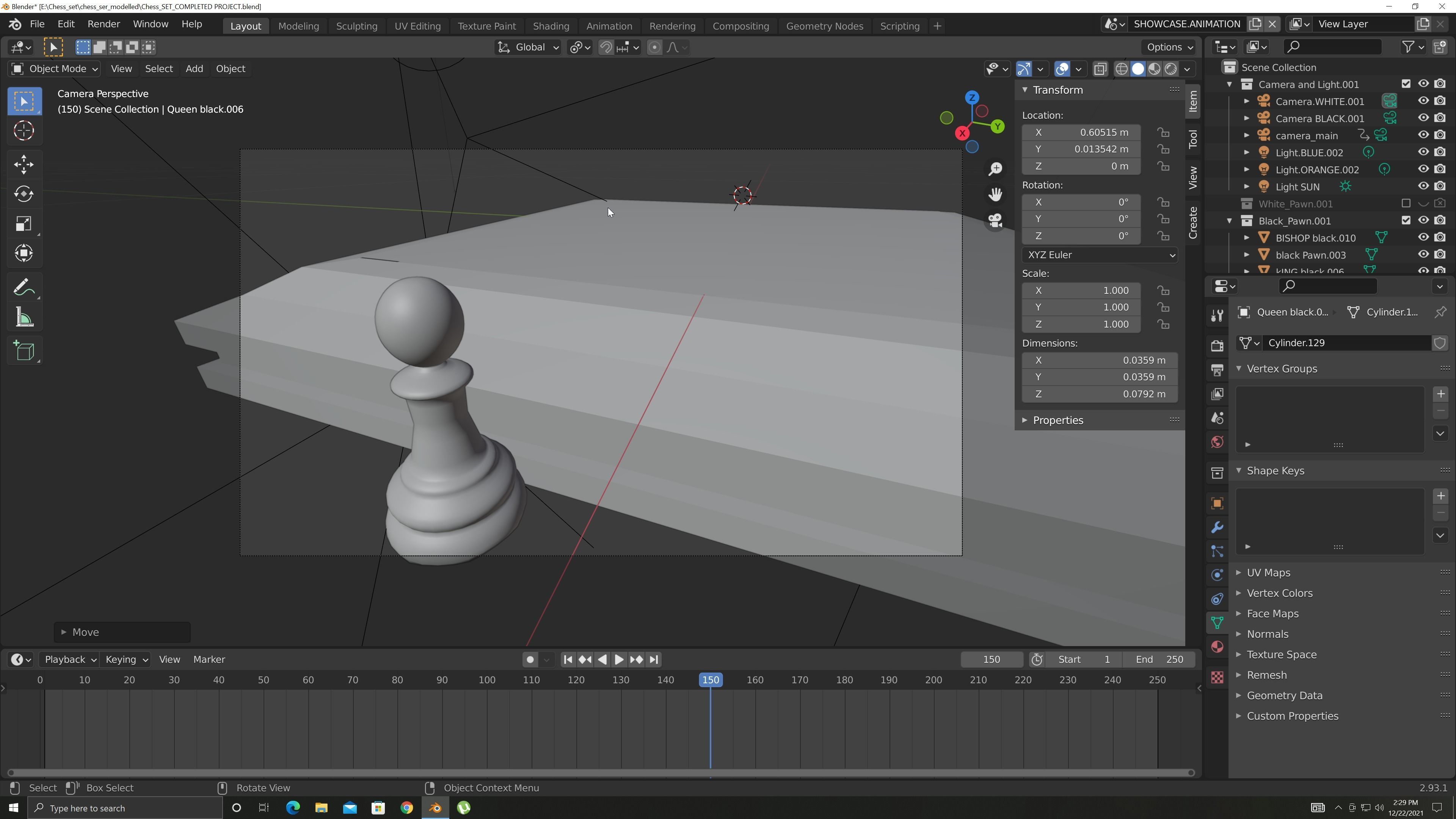 CHESS-SET vase 3D model_25