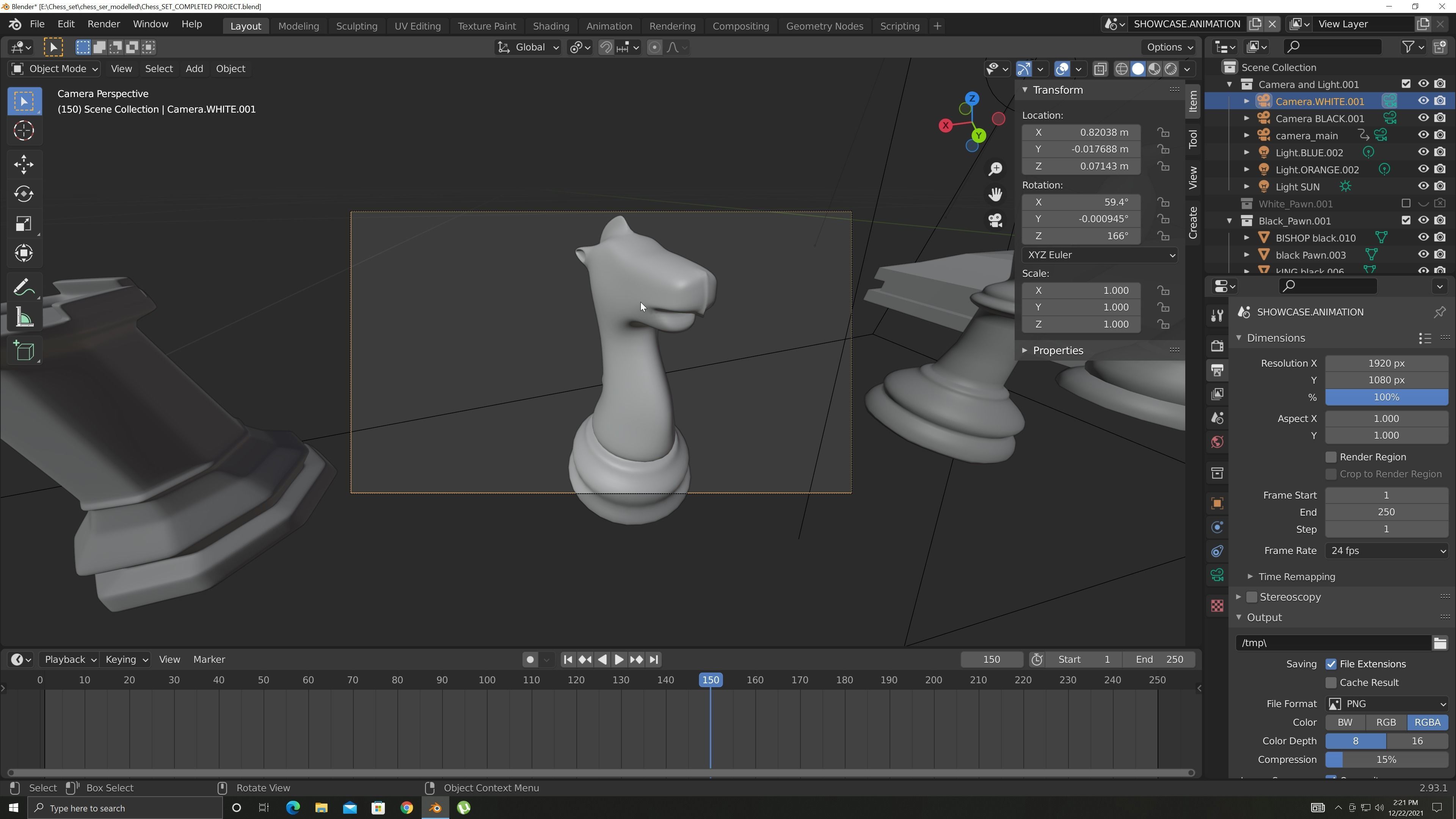 CHESS-SET vase 3D model_22