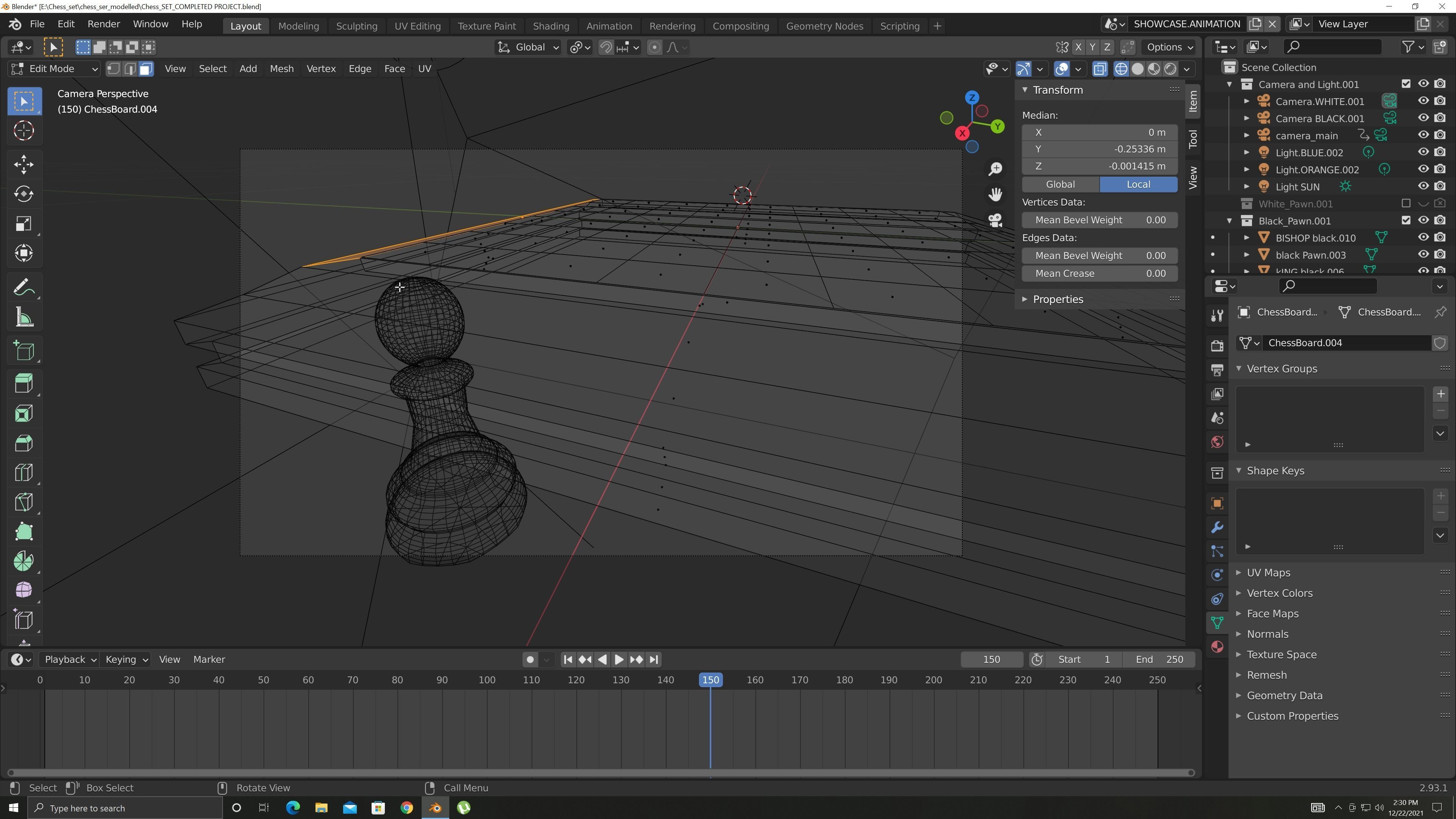 CHESS-SET vase 3D model_27