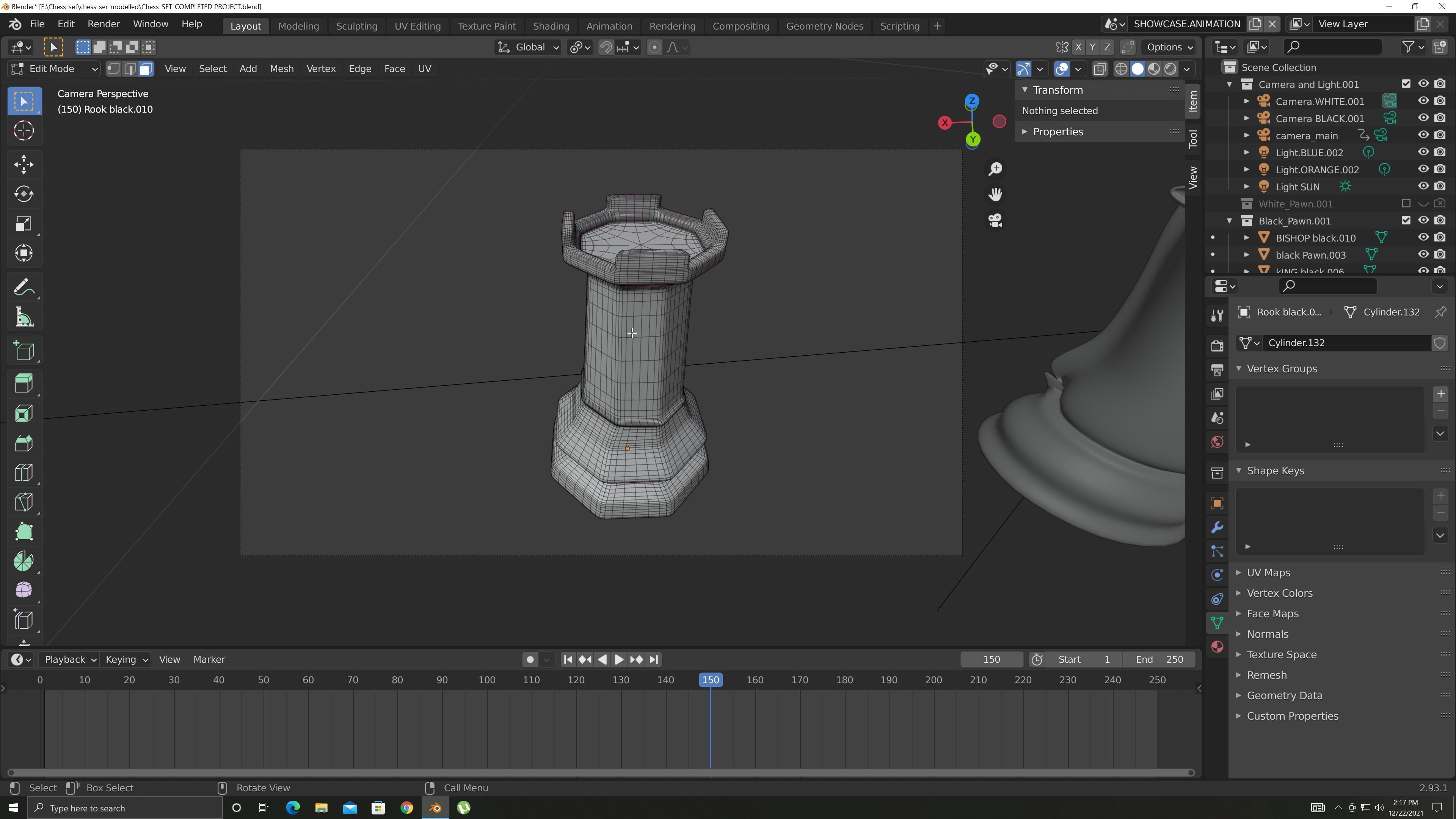 CHESS-SET vase 3D model_20