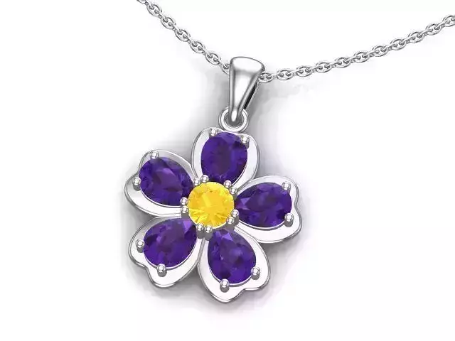 Forget me not pendant 