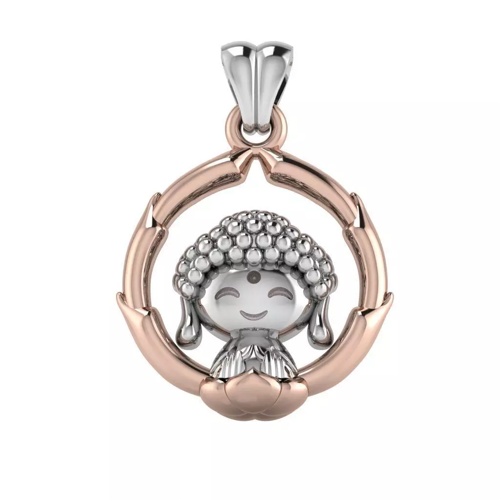 Buddha Pendent Free 3D print model