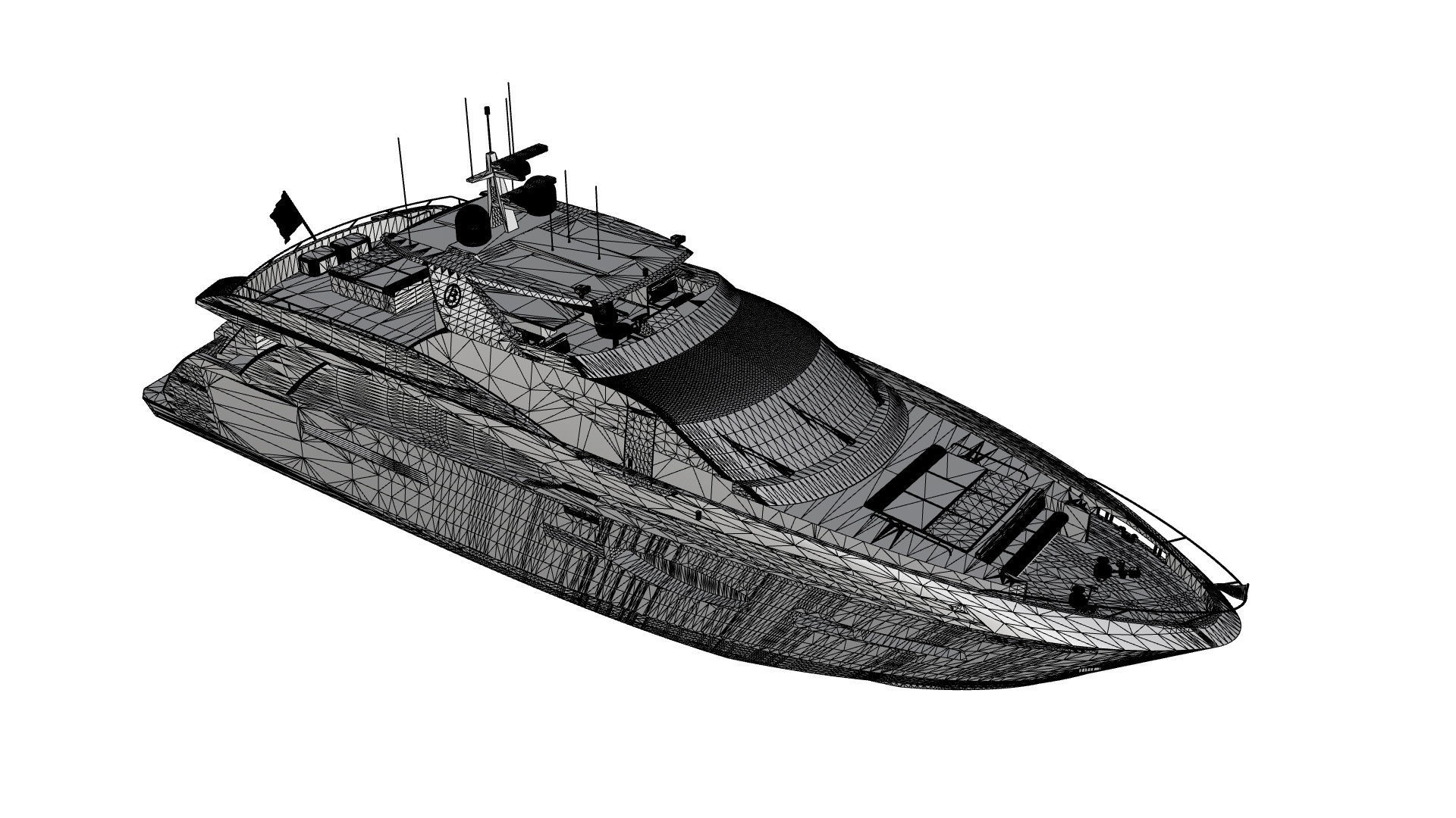 80 Foot Pilothouse Motor Yacht 3D model_3