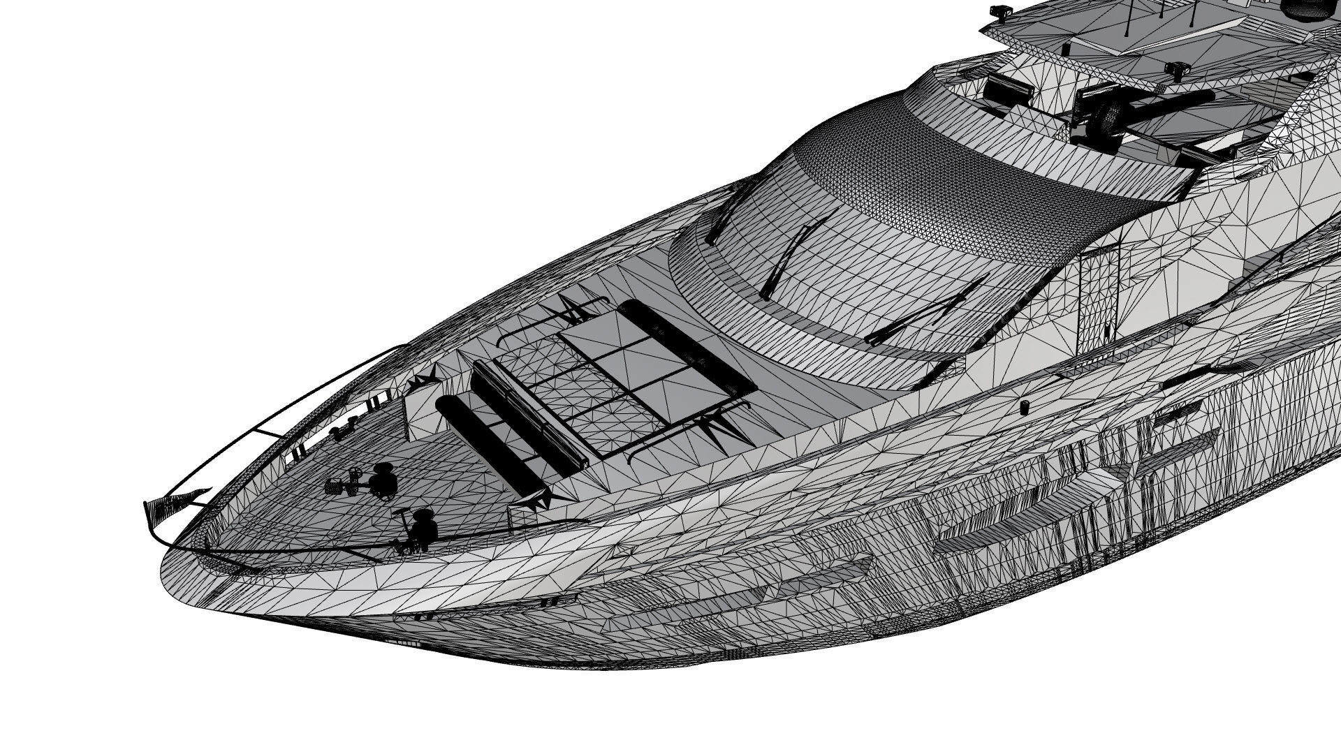 80 Foot Pilothouse Motor Yacht 3D model_4