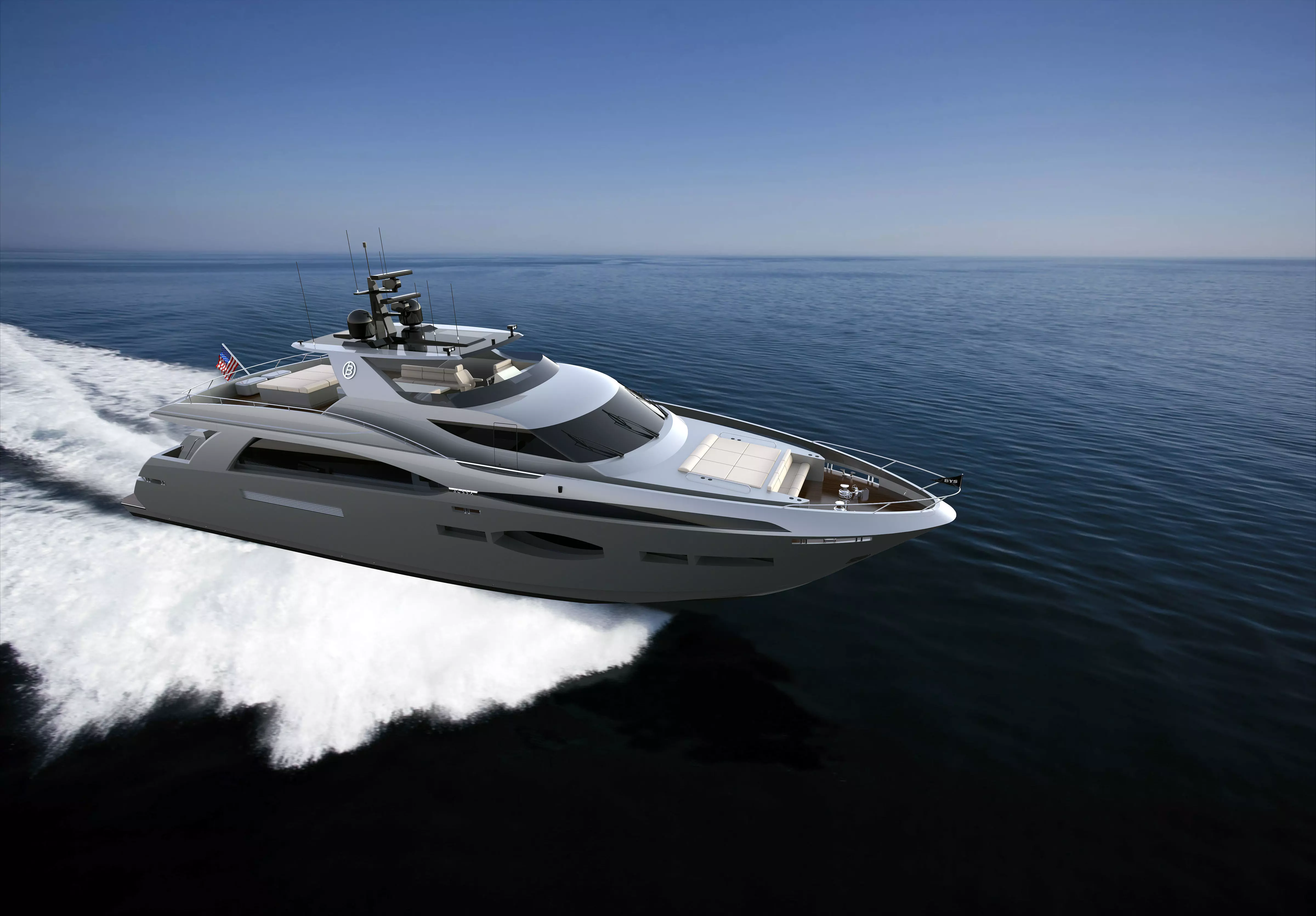 80 Foot Pilothouse Motor Yacht 3D model_0