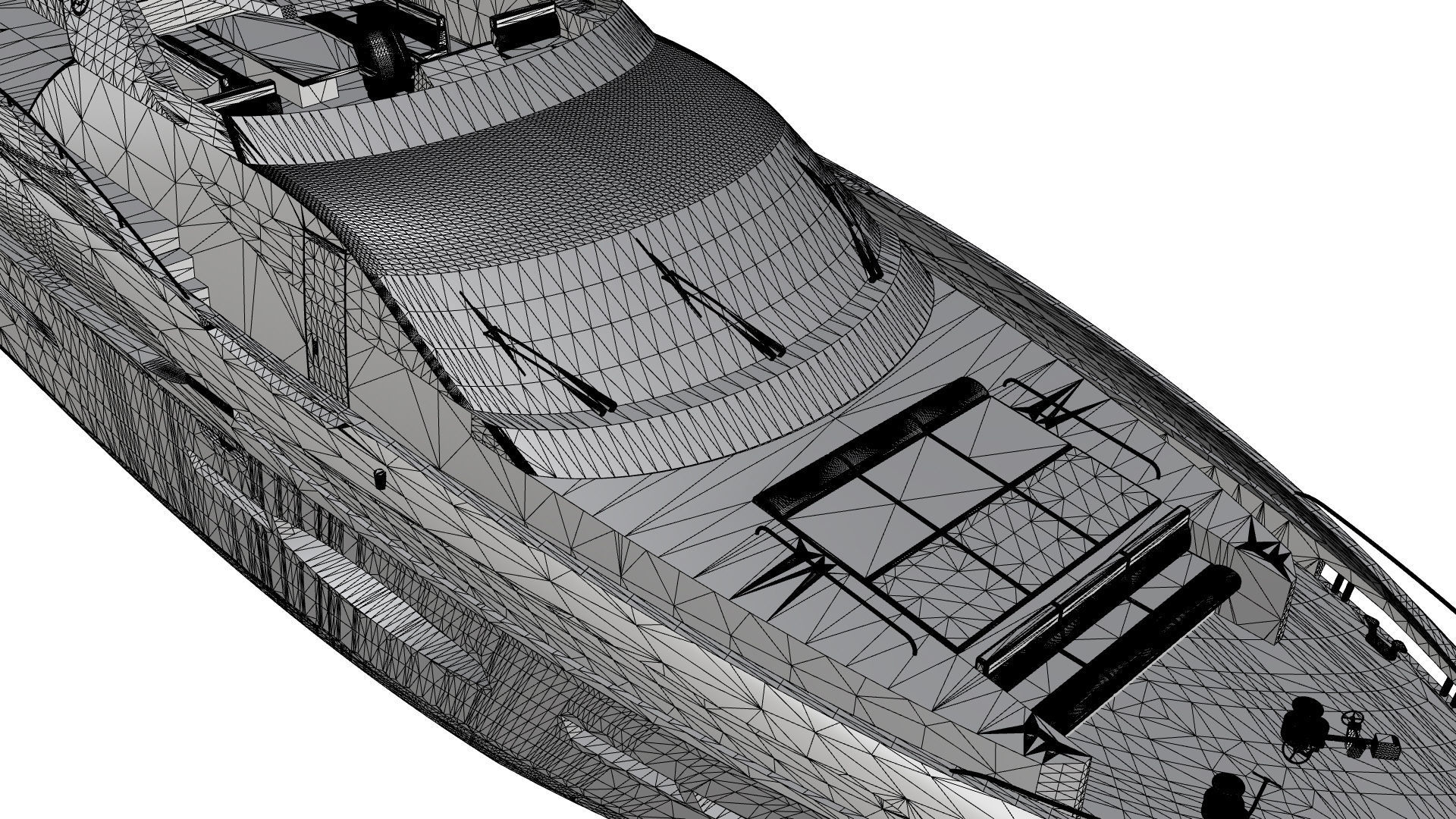 80 Foot Pilothouse Motor Yacht 3D model_6