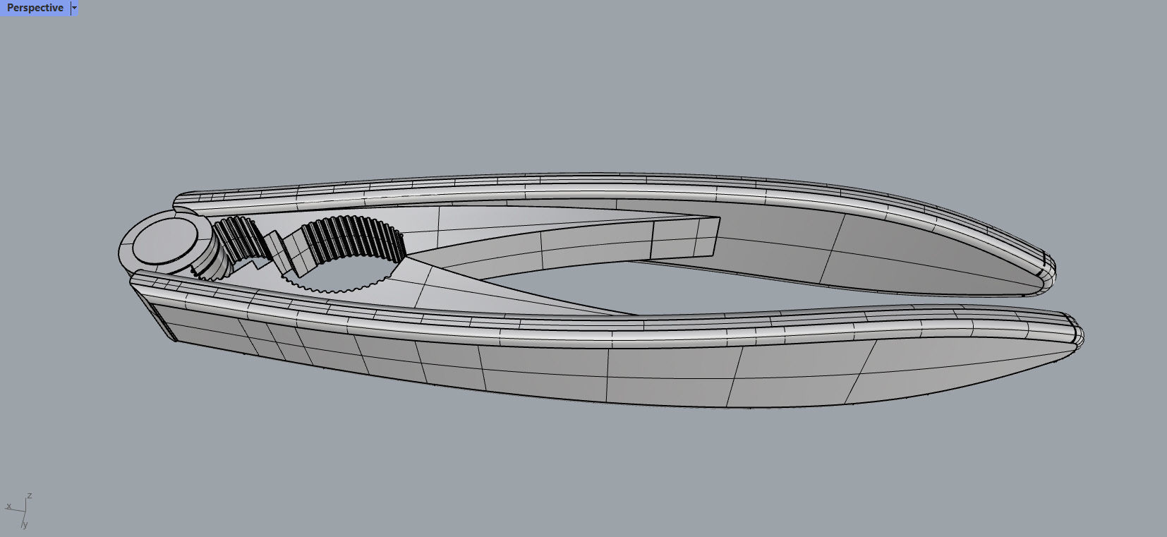 Nutcracker 3D Model pair of scissors 3D model_1