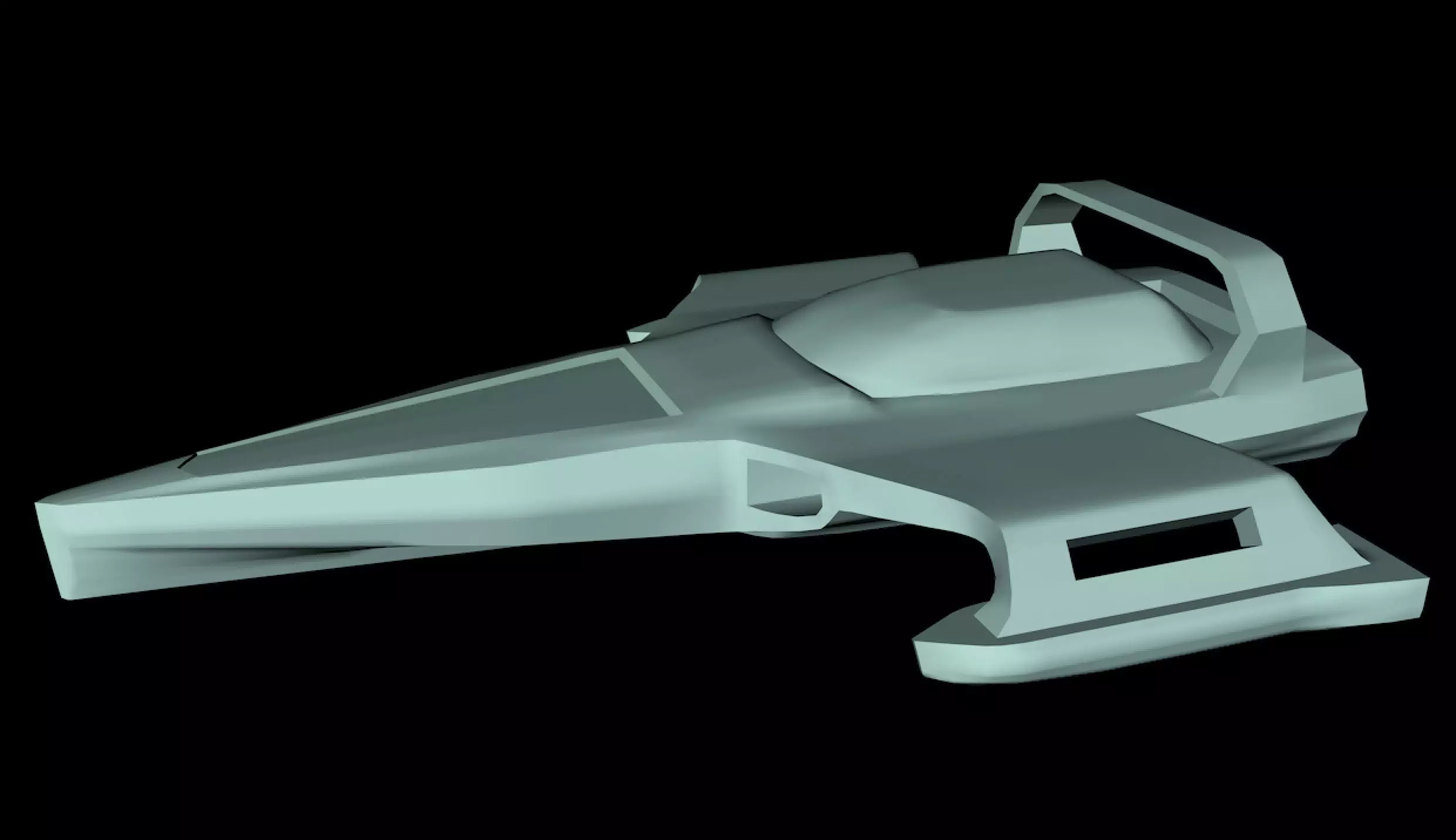 Powerboat fiction 3D model_0