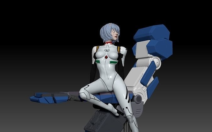 Rei Ayanami printable evangelion model 3D print model