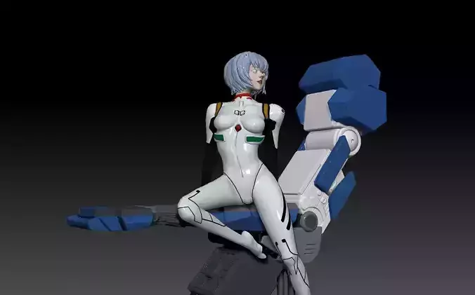 Rei Ayanami printable evangelion model 3D print model