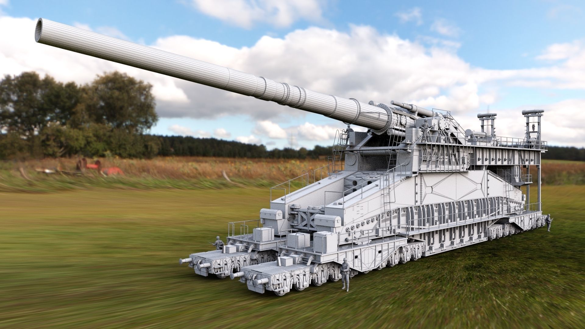 Dora Cannon 3D model_2