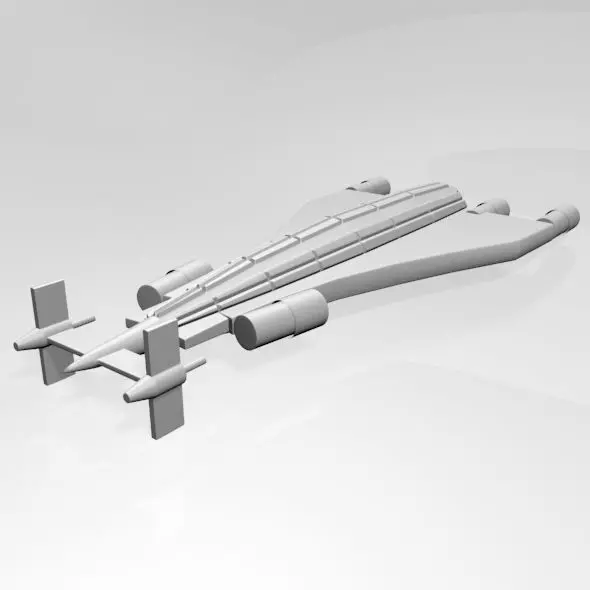 Space Transport 02 3D model