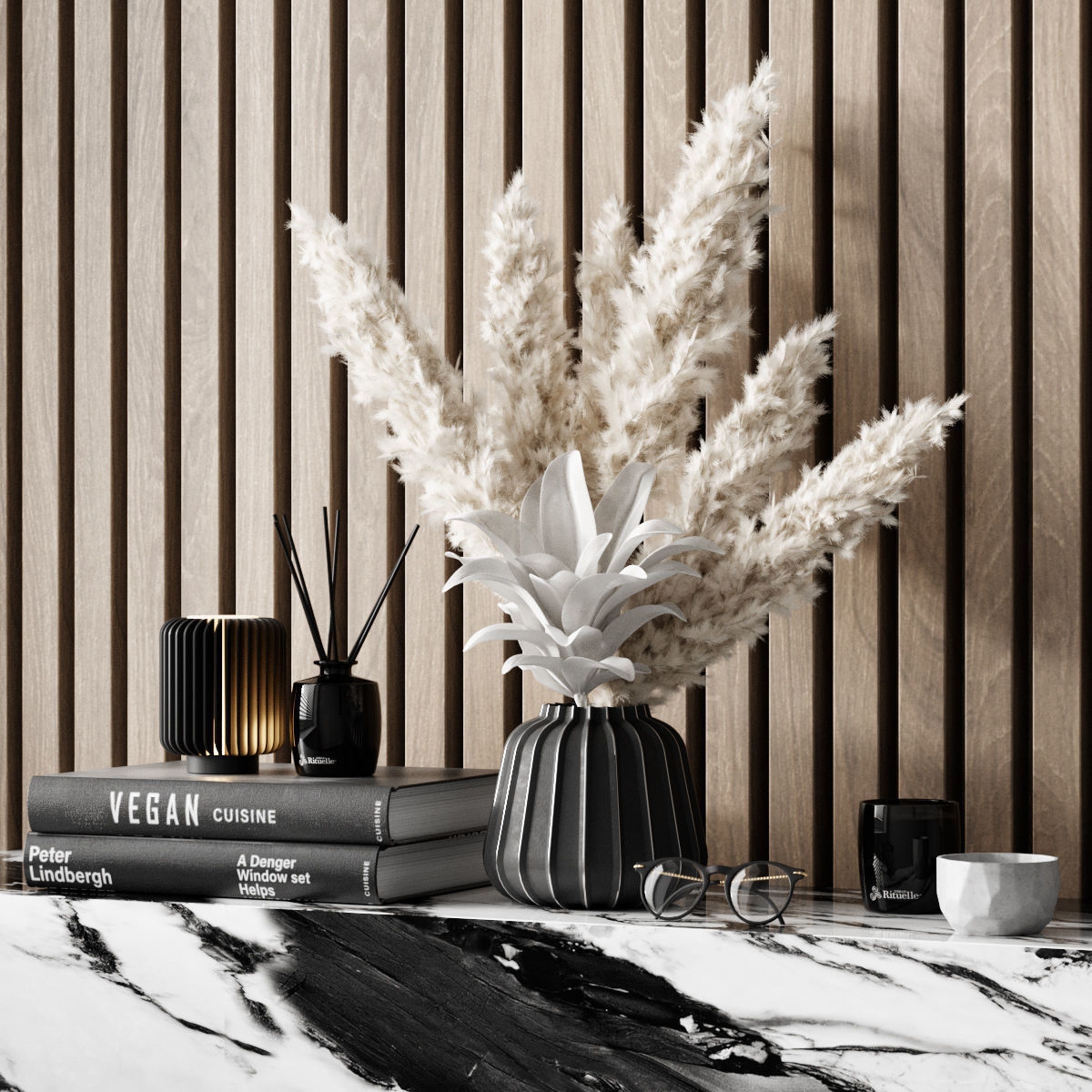 Hallway 3 wall art for living room 3D model_1