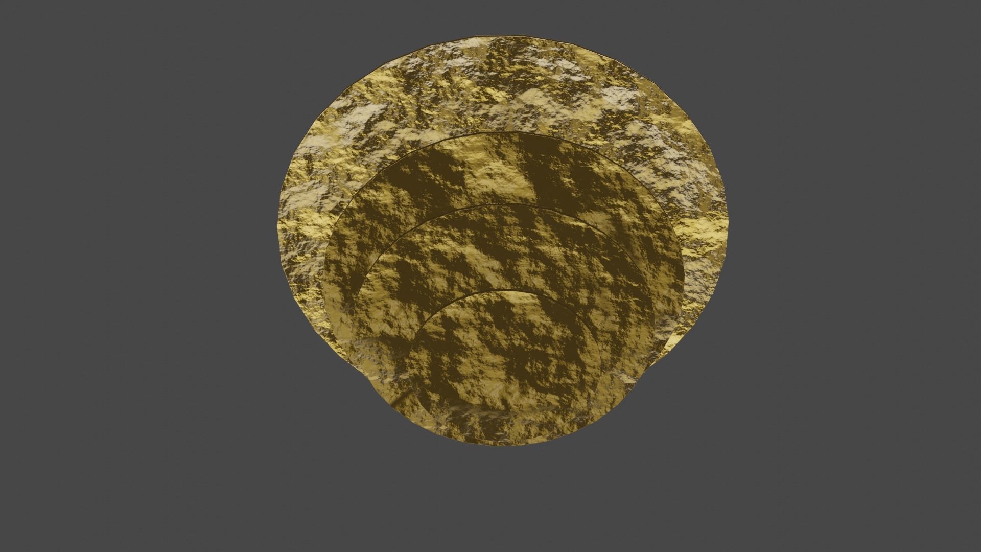 Gold Lamp 3D model_3