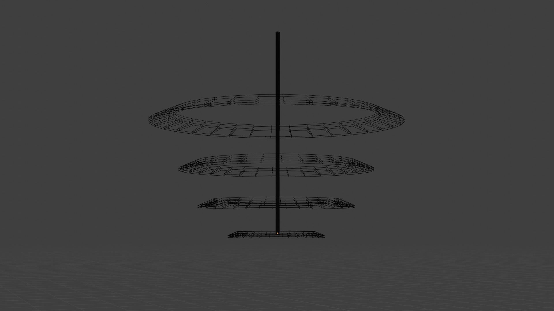 Gold Lamp 3D model_7