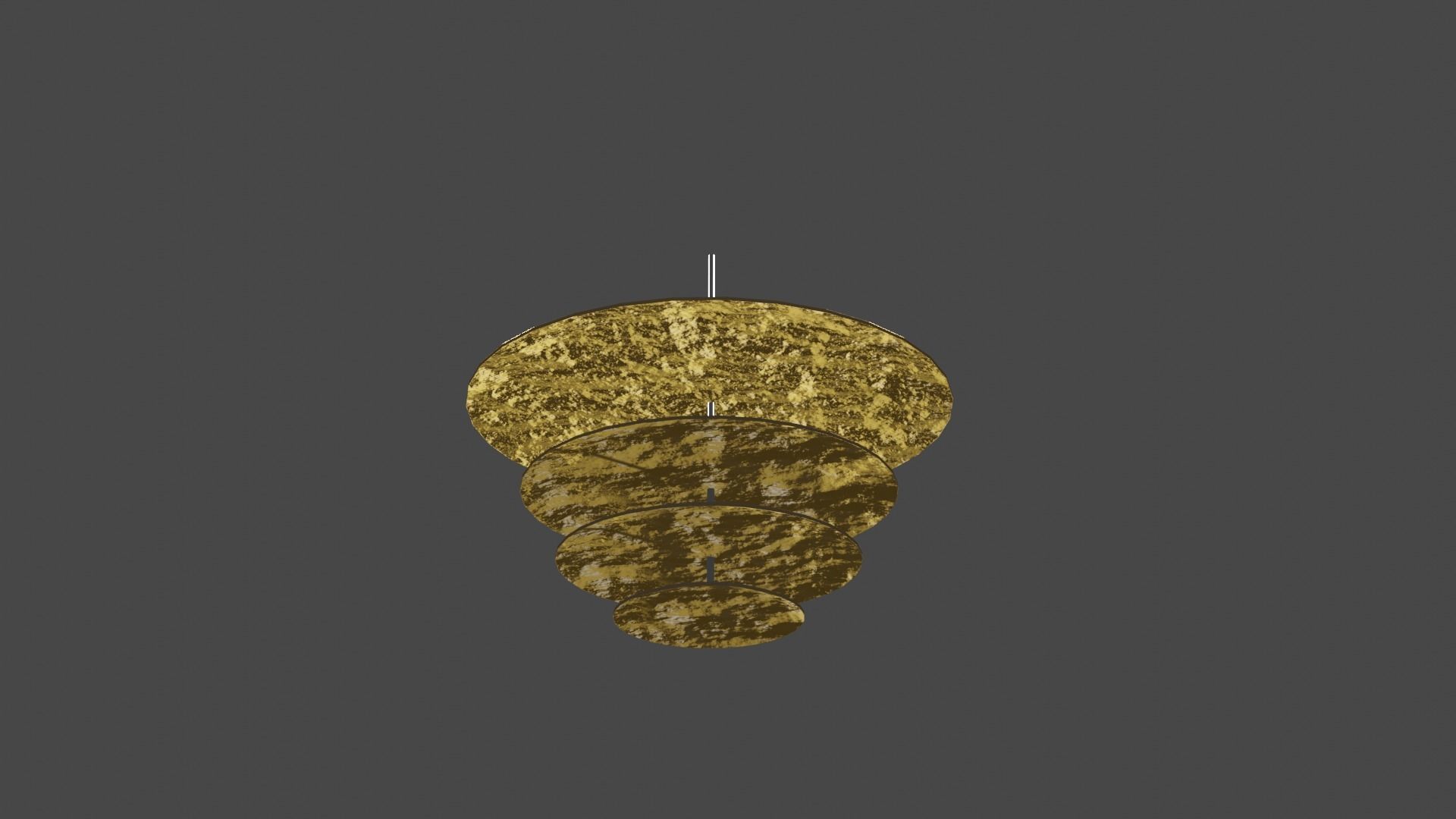 Gold Lamp 3D model_10