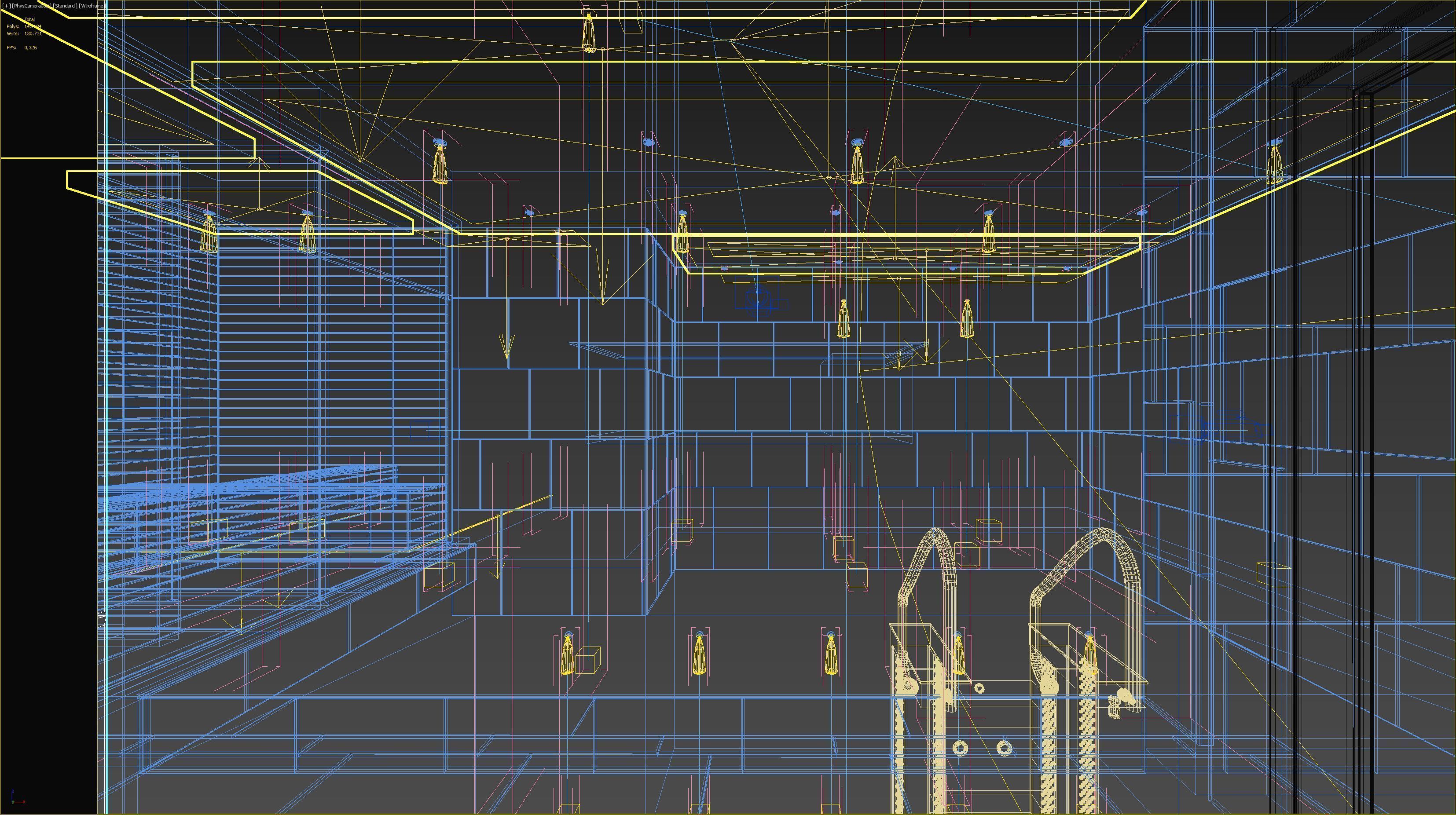 Spa Pool Villa Mugla 3D model_3