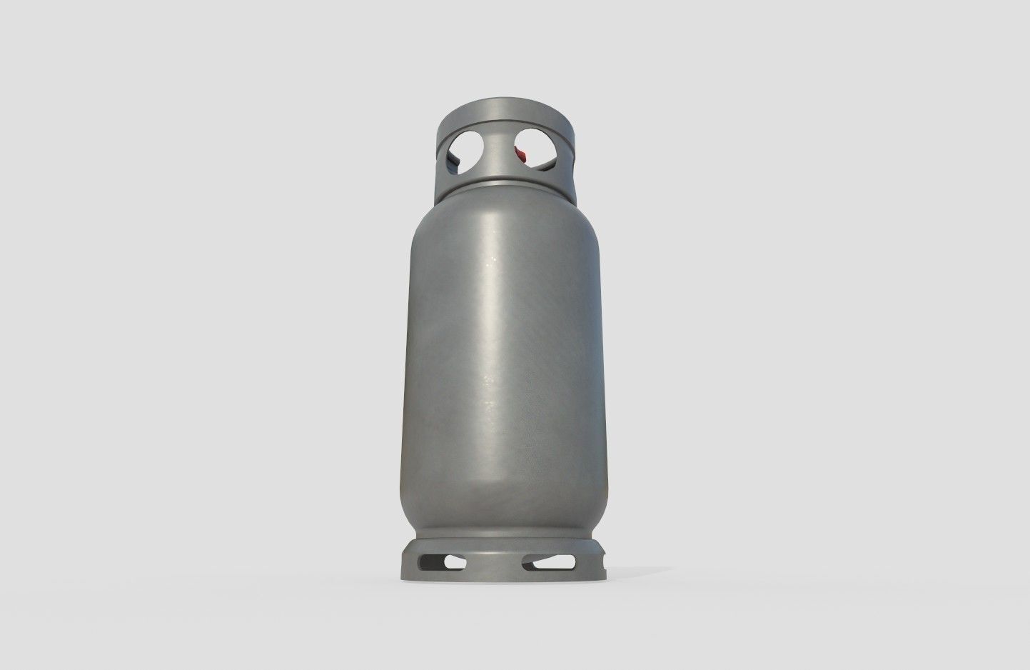Gas Bottle M1 Low-poly 3D model_10