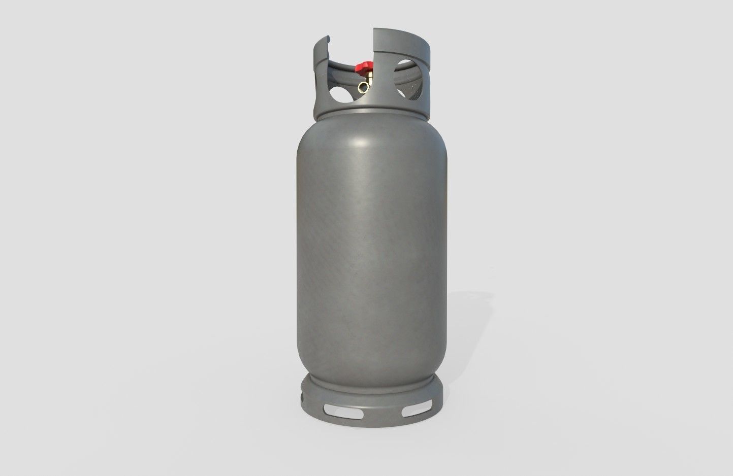 Gas Bottle M1 Low-poly 3D model_4