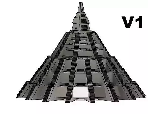 Star Wars Yavin 4 - Great Temple 3D print model