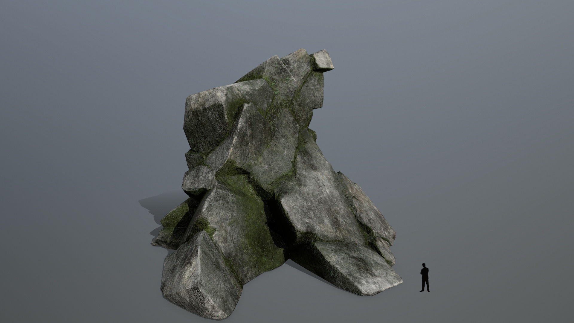rocks rock formation Low-poly 3D model_8