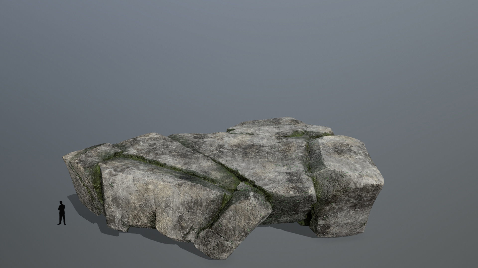 rocks rock formation Low-poly 3D model_9
