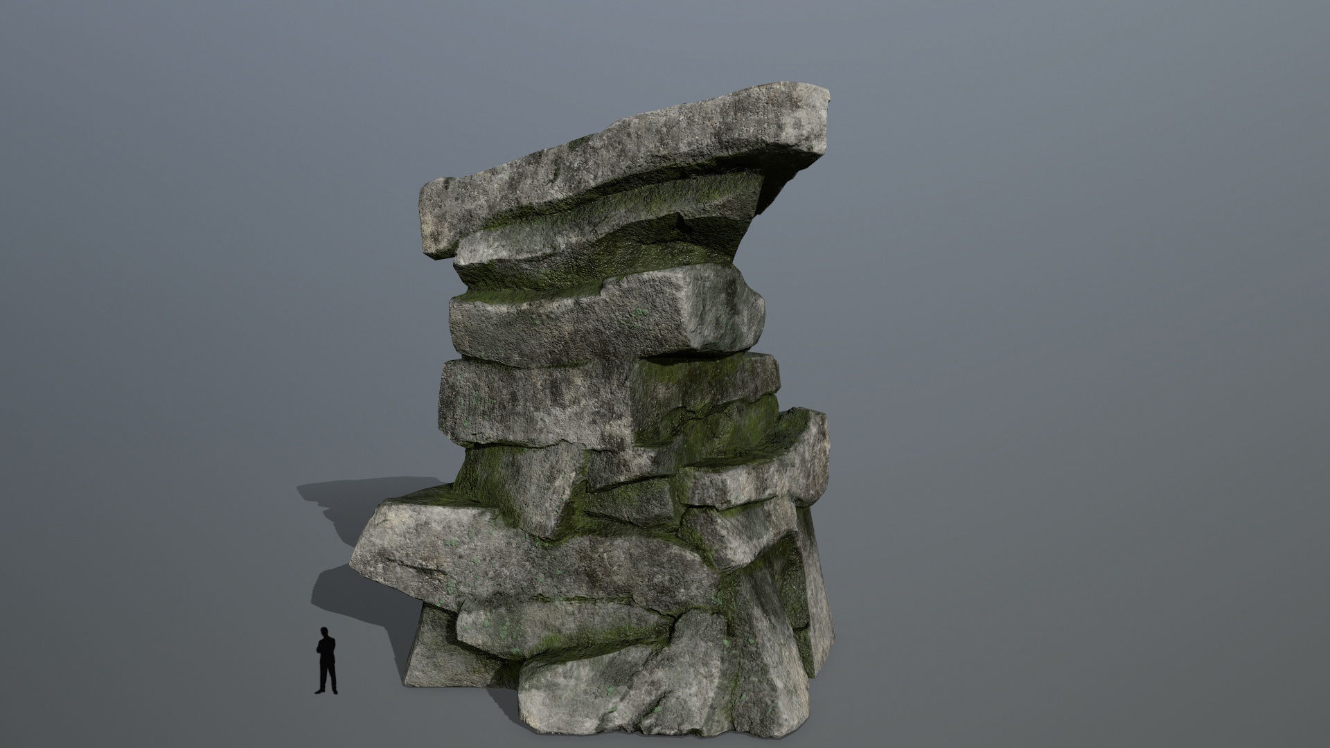 rocks rock formation Low-poly 3D model_1