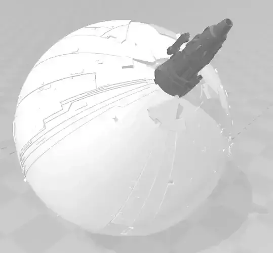 V-150 Planet Defender Ion Cannon 3D print model