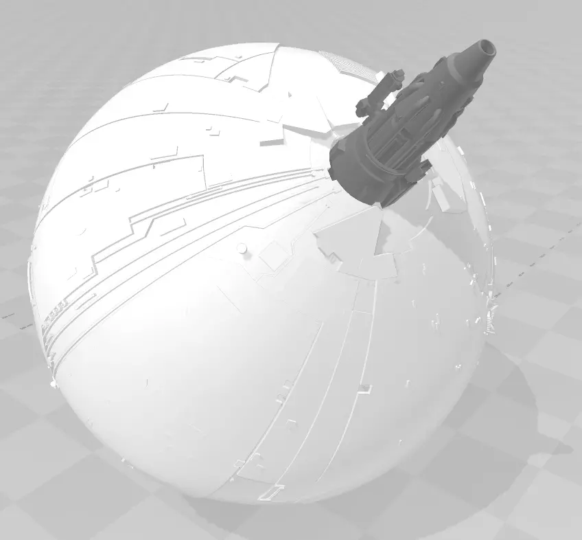 V-150 Planet Defender Ion Cannon 3D print model_0