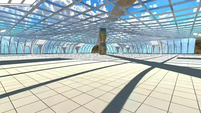 Sci-Fi Building 12 3D model