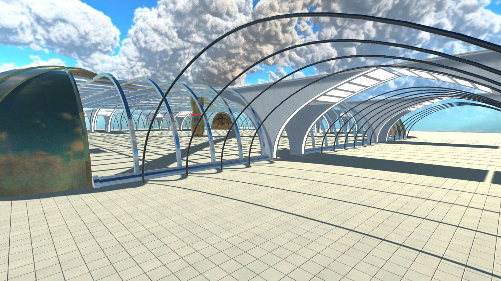 Sci-Fi Building 12 3D model_1