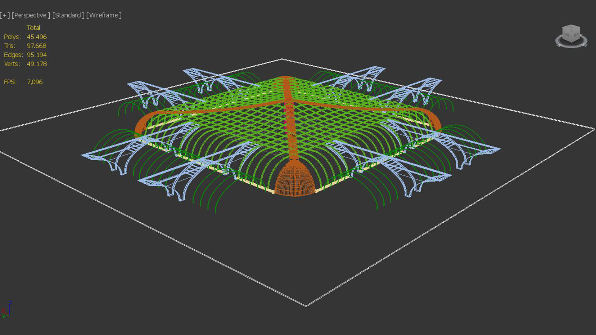 Sci-Fi Building 12 3D model_5