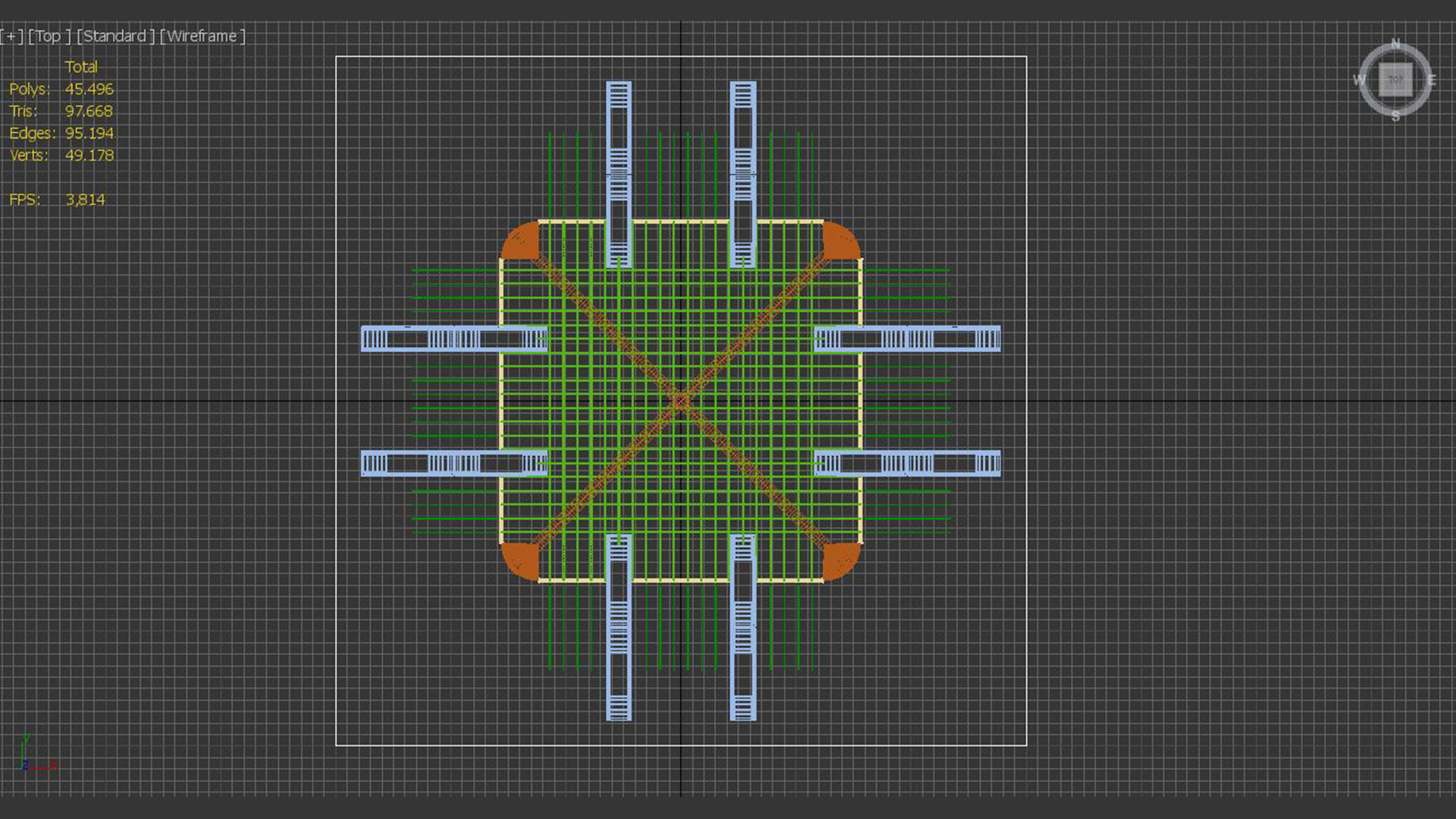Sci-Fi Building 12 3D model_6